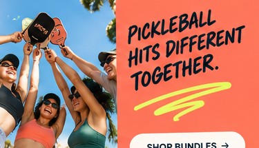 Pickleball friends together